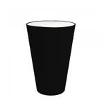 Statafel Conic-O | Polyethyleen/Plexi | Zwart | Ø75 x 110 c, Verzenden, Nieuw in verpakking