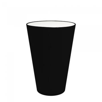 Statafel Conic-O | Polyethyleen/Plexi | Zwart | Ø75 x 110 c, Verzenden, Nieuw in verpakking
