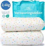 2dekans | Ella Verzwaringsdeken Kind 2,4kg - OEKO-TEX Katoen, Sport en Fitness, Gezondheidsproducten en Wellness, Ophalen of Verzenden