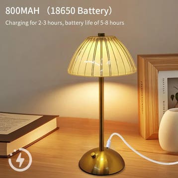 Kristallen LED Tafellamp Oplaadbaar Dimbaar, Huis en Inrichting, Lampen | Tafellampen, Verzenden, Nieuw