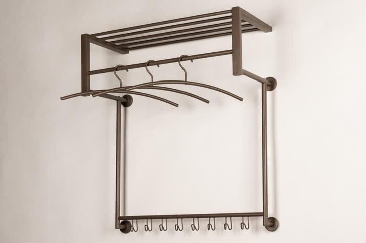 Rietveld Kapstokken - Bruin - Staal, Metaal, Huis en Inrichting, Woonaccessoires | Kapstokken, Verzenden