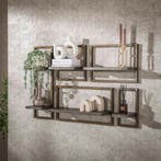*WOONWINKEL* Wandschap Set Brons Metaal, Huis en Inrichting, Kasten | Overige, Verzenden, Nieuw