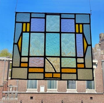Glas-in-loodraam - 1930-1940