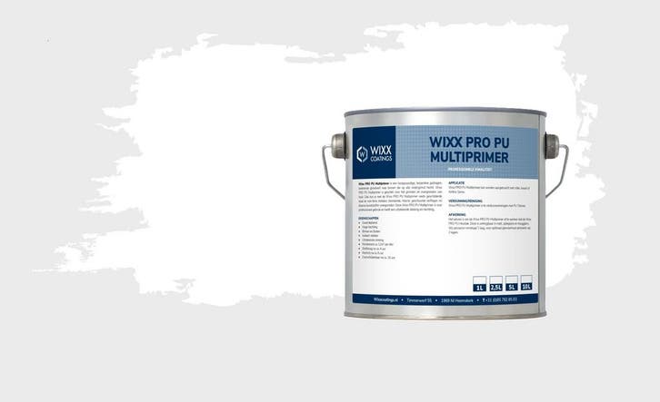 Wixx PRO PU Multiprimer Wit 20L, Doe-het-zelf en Verbouw, Verf, Beits en Lak, Verf, Wit, Nieuw, 15 tot 20 liter, Verzenden