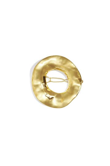 Goudlief Broche haarspeld cirkel organische structuur, Sieraden, Tassen en Uiterlijk, Verzenden, Nieuw, Zilver, Overige materialen