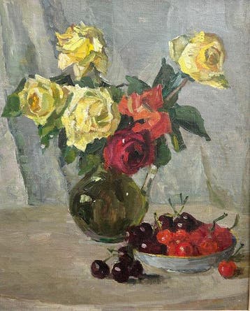 Elena Dubenetskaya (1912-2009) - Stilleven