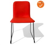 Lensvelt vergaderstoel - rode stoffering (Vergaderstoelen), Vergader- of Presentatieruimte, Ophalen of Verzenden, Gebruikt, Stoel