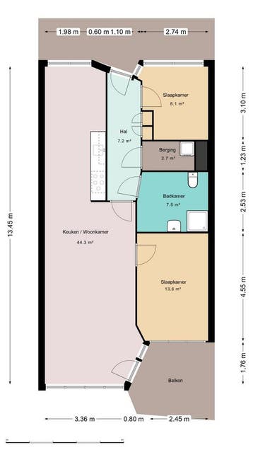 Te huur: Appartement Oortjesburg in Nieuwegein, Nieuwegein, Utrecht, Appartement