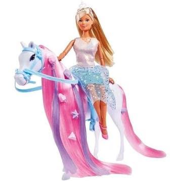 Simba - Steffi Love Princess and Horse - Modelpop 29cm -..., Verzenden, Nieuw