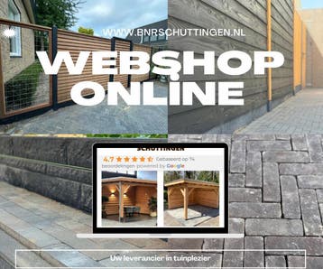 Schuttingen - overkappingen - bestrating alles voor uw tuin!, Nieuw