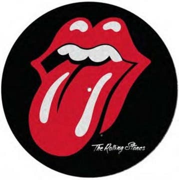The Rolling Stones  Tongue Platenspeler Slipmat off. merch., Ophalen of Verzenden, Nieuw, Gebruiksvoorwerp