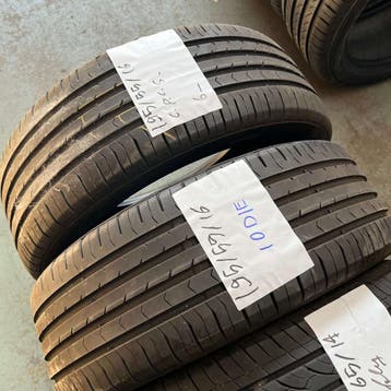 2 x Continental PremiumContact 5 195-55-16 Zomerbanden 6mm, Gebruikt, 16 inch, Ophalen of Verzenden, Band(en)