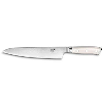 Déglon Koksmes – Damaststaal – Corian Handvat – 20 cm, Ophalen of Verzenden, Nieuw, Overige materialen, Los bestek