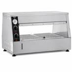 Makfry Warmhoudvitrine | Hot Display HD2 | RVS | Cap. 10KG |, Ophalen of Verzenden, Nieuw in verpakking