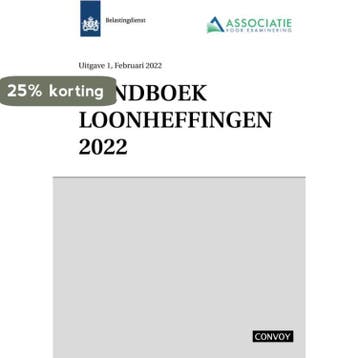 Handboek Loonheffingen 2022 9789463173407, Verzenden, Gelezen