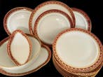 Limoges - Tafelservies (14) - Porselein, Goud
