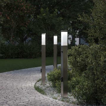 vidaXL Bolderverlichting met sensor en stopcontact 3 stuks, Verzenden, Nieuw