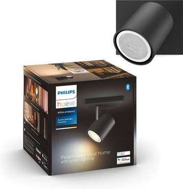 Philips Hue Runner - spot - zwart - GU10 fitting - 1, Ophalen of Verzenden, Zo goed als nieuw