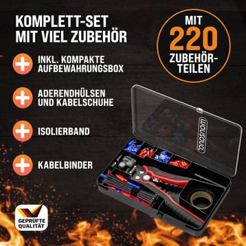 Draadstripper 220 delig (Gereedschap, Voor in Huis), Verzenden, Nieuw