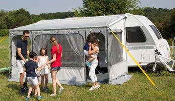 Fiamma Caravanstore Zip XL 360 Luifel Royal Grey, Caravans en Kamperen, Ophalen of Verzenden, Nieuw
