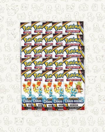 Pokémon - 25 Booster pack - Pokémon TCG MEGA - Chaos Rising, Nieuw