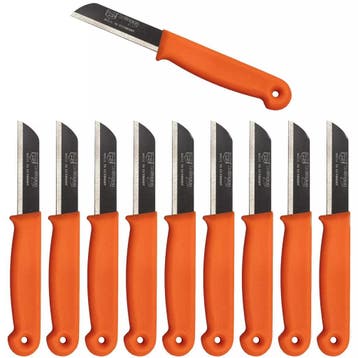 Solingen Schilmesje – RVS Glad – 16 cm met Blade Cover, Ophalen of Verzenden, Nieuw, Rvs of Chroom