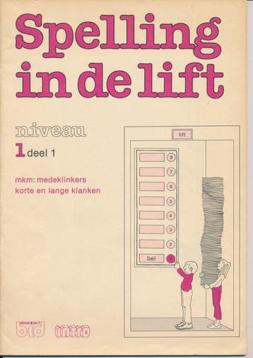 Spelling in de Lift Werkschrift niveau 1 deel 1 (per stuk), Verzenden, Nieuw