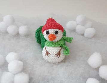Haakpakket byClaire Sneeuwpopje, Hobby en Vrije tijd, Breien en Haken, Ophalen of Verzenden, Nieuw, Breien of Haken, Wol of Garen