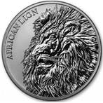 Chad - African Lion 1 oz 2018 (50.000 oplage), Postzegels en Munten, Munten | Afrika, Verzenden, Overige landen, Losse munt, Zilver