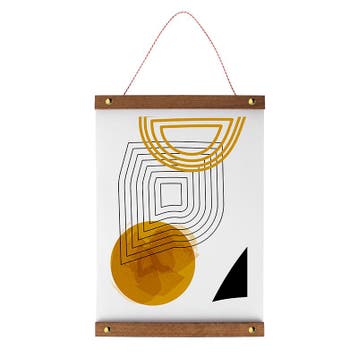 Posterhanger Hout Messing 50 cm, Huis en Inrichting, Woonaccessoires | Lijsten, Nieuw