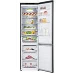 LG Koelvriescombinatie Zwart MultiAirFlow SmartInverter+, Verzenden, Nieuw