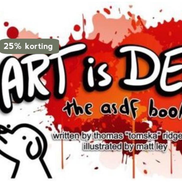 Art is Dead: the asdf book 9780751563047 Tom Ridgewell, Boeken, Taal | Engels, Zo goed als nieuw, Verzenden