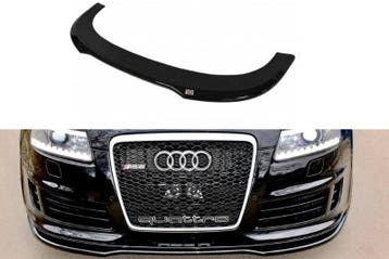 Voorspoiler Audi RS6 C6 Glanzend Zwart, Ophalen of Verzenden, Nieuw