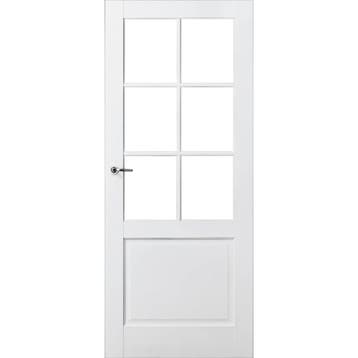 Skantrae binnendeur SKS220 93x211,5 (Wit, Zonder glas), 80 tot 100 cm, Binnendeur, Nieuw, Ophalen of Verzenden