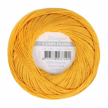 Scheepjes Candy Floss - 249 Saffron, Verzenden, Nieuw