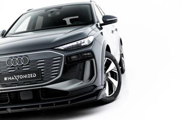Maxton Front Splitter Audi Q6 e-tron Standaard / S-Line /, Verzenden