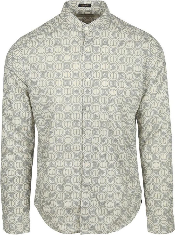 Dstrezzed Overhemd Nathan print maat XL Heren, Kleding | Heren, Overhemden, Grijs, Nieuw, Verzenden