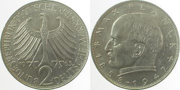 2 Dm Brd Max Planck 63j, Verzenden