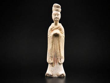 Oud Chinees, Tang-dynastie Terracotta Funerary model, Met