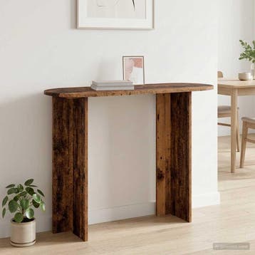 vidaXL Wandtafel Oud hout 100 x 39,5 x 75 cm Bewerkt hout, Verzenden, Nieuw, Overige houtsoorten