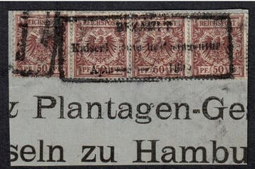 Duitse Koloniën - Samoa 1895 - Samoa Voorloper V 50 d (4), Gestempeld