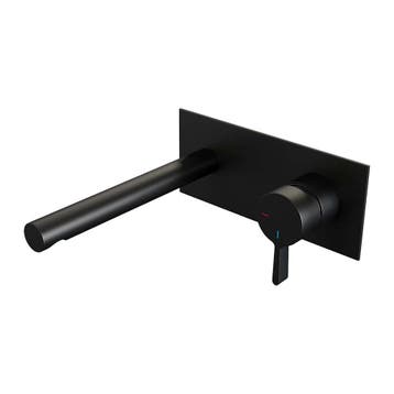 Brauer Black Edition Inbouw Wastafelmengkraan met Rechte, Ophalen of Verzenden, Nieuw