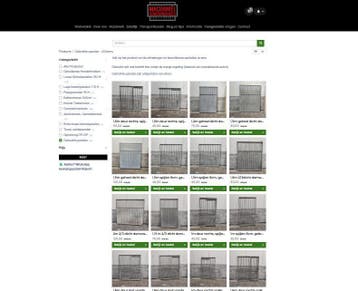 Gebruikte panelen, kennelpanelen, hondenkennel hondenren, Hondenkennel, 100 cm of meer, Ophalen of Verzenden, 110 cm of meer