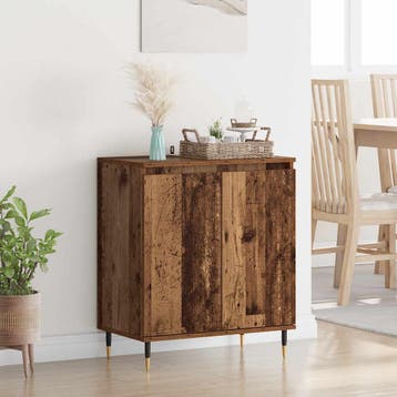 vidaXL Dressoir Oud Hout 60 x 35 x 70 cm Bewerkt hout, Verzenden, Nieuw, Overige houtsoorten, Minder dan 50 cm