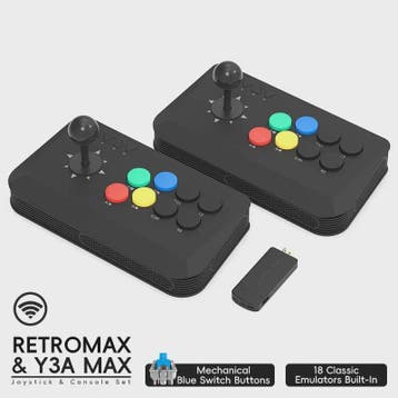 Wireless Arcade Stick Y3A Max - Pro Fight Joystick voor PC,, Verzenden, Nieuw