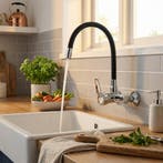 Zwarte Kraan Keuken | 52cm Hoog | Laatste Stuks!, Ophalen of Verzenden, Nieuw