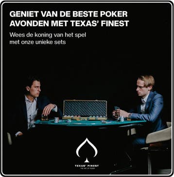 Texas Finest Golden Pokerset 300 Chips – Pokerkoffer, Ophalen of Verzenden, Gebruikt
