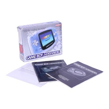 (LEGE DOOS) Game Boy Advance Console - Glacier/Doorzichtig +, Verzenden, Zo goed als nieuw