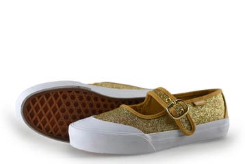 Vans Ballerinas Meisjes in maat 34 Goud, Jongen of Meisje, Zo goed als nieuw, Vans, Verzenden