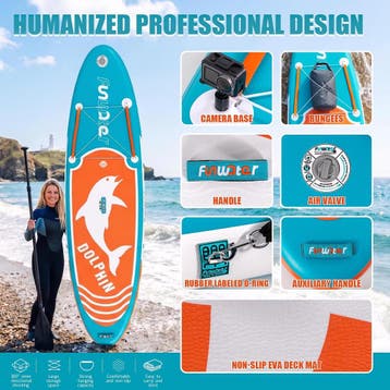 FunWater Stand Up Paddling Board 320 cm - SUP voor 2 persone, Verzenden, Zo goed als nieuw